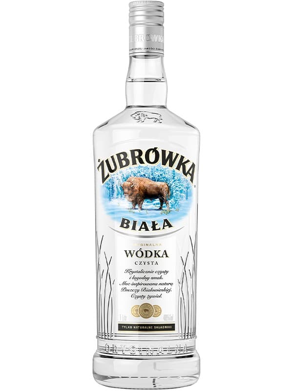 Горілка Бяла, Зубрівка / Biala, Zubrowka, 40% 1л