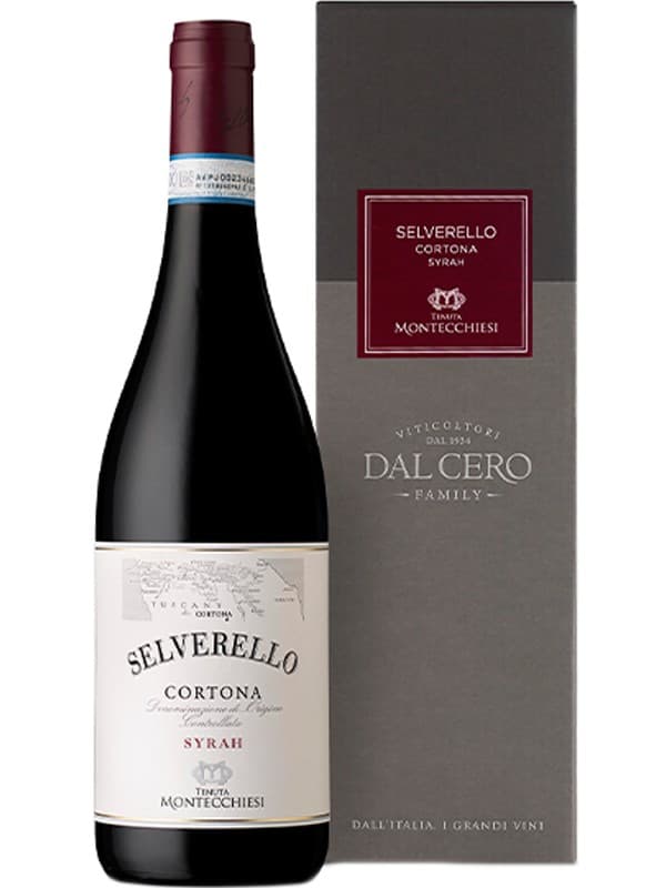 Вино Сельверелло, Сіра / Selverello, Syrah, Tenuta Montecchiesi, червоне сухе 0.75л, в коробці