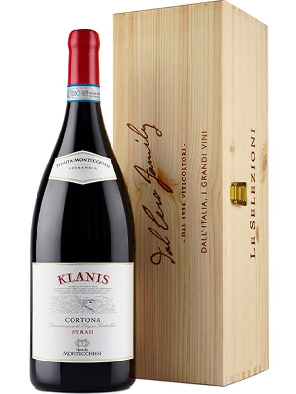 Вино Кланіс, Сіра / Klanis, Syrah, Tenuta Montecchiesi, червоне сухе 1.5л, в дерев'яній коробці