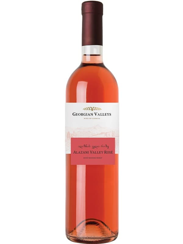 Вино "Алазанська Долина" Розе Медіум Світ / "Alazani Valley" Rose Medium Sweet, рожеве напівсолодке 0.75л