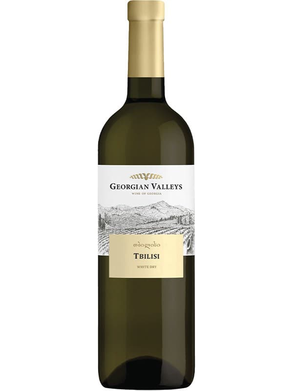 Вино "Тбілісі", Вайт Драй / "Tbilisi", White Dry, Georgian Valleys, біле сухе 0.75