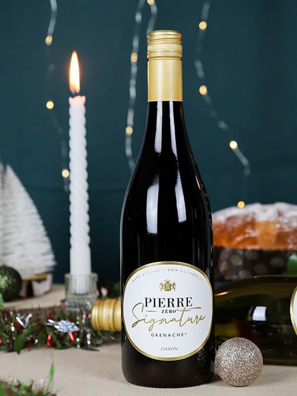 Безалкогольне вино П'єр Зеро, Сігначе Гренаш / Pierre Zero, Signature Grenache, Domaines Pierre Chavin, червоне 0.75л