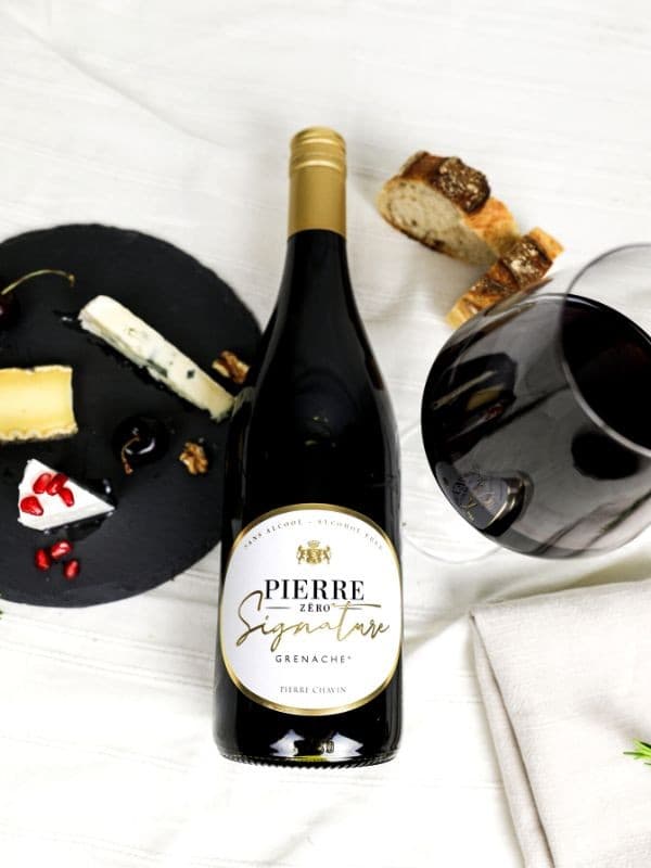 Безалкогольне вино П'єр Зеро, Сігначе Гренаш / Pierre Zero, Signature Grenache, Domaines Pierre Chavin, червоне 0.75л