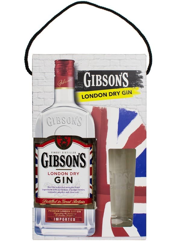 Джин Гібсон'с / Gibson's, 37.5%, 0.7л + склянка