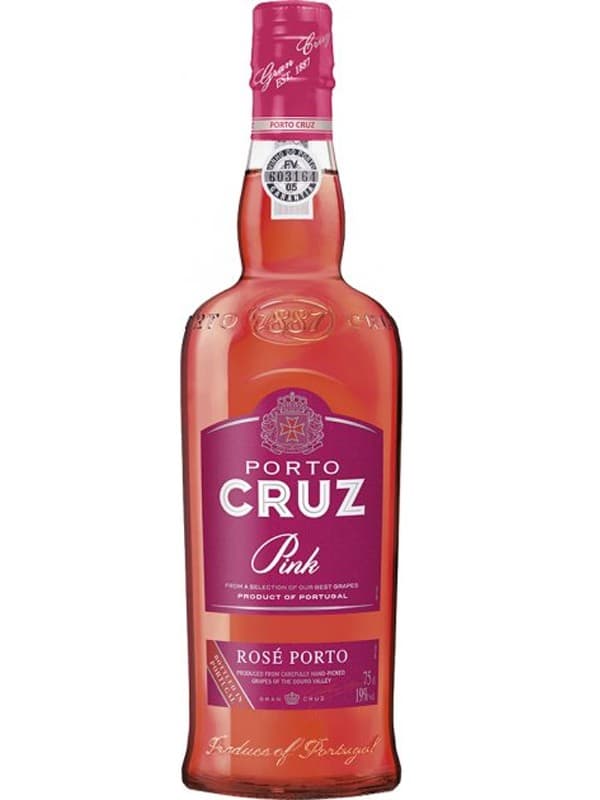 Портвейн Пінк, Порто Круз / Pink, Porto Cruz, рожеве солодке, 19%, 0.75л