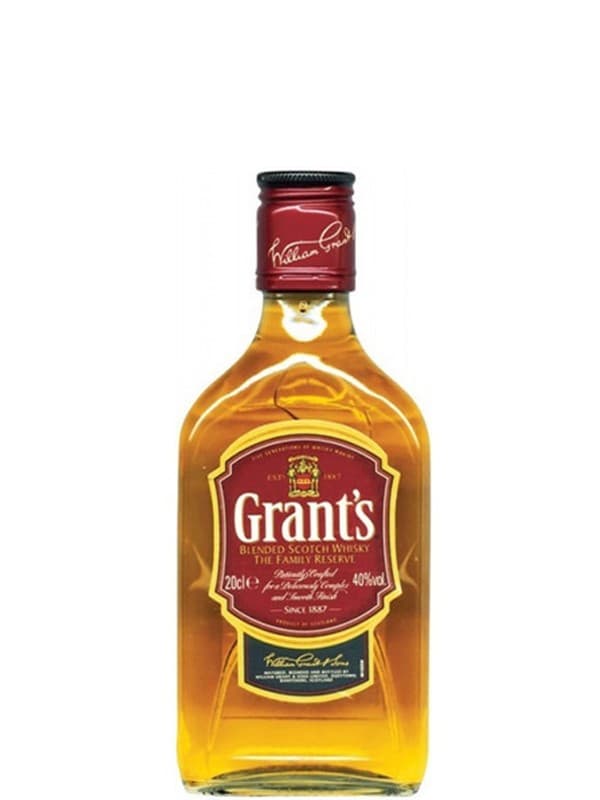 Віскі Грантс, Тріпл Вуд / Grant's, Triple Wood, 40%, 0.2л