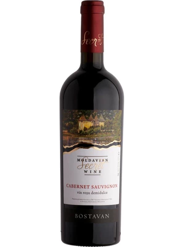 Вино Каберне Совіньйон / Cabernet Sauvignon, Bostavan, червоне напівсолодке 0.75л