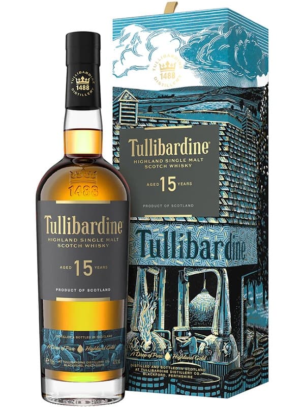 Віскі Туллібардін / Tullibardine, 15 років, 43%, 0.7л