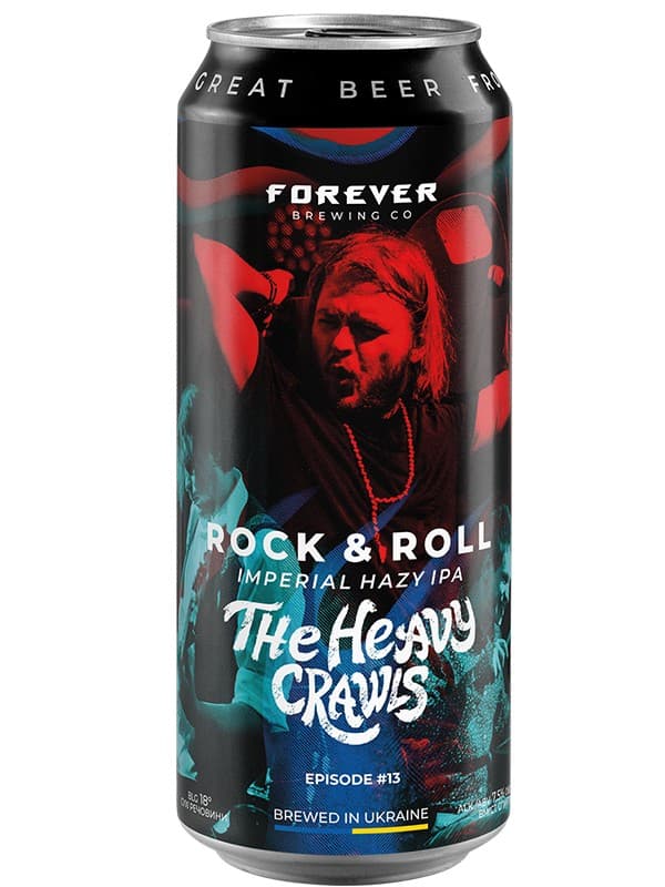 Пиво Рок-н-Ролл, Форевер / Rock & Roll, Forever, Volynski Browar, з/б, 7.5%, 0.5л