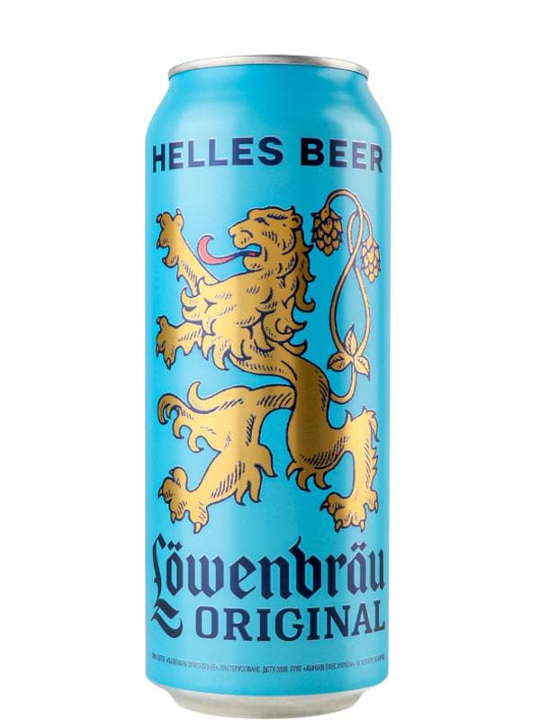 Пиво Льовенброй, Оріджинал / Lowenbrau, Original, ж/б, 5.1%, 0.5л