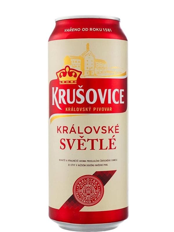 Пиво Крушовіце, Світле / Krusovice, Svetle, ж/б, 4.2%, 0.5л