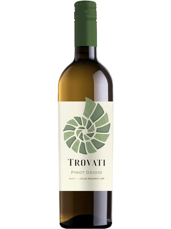 Вино Троваті, Піно Гріджио / Trovati, Pinot Grigio, Mezzacorona, біле сухе 0.75л