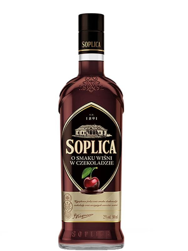 Лікер Сопліца, Вишня в шоколаді / Soplica, Wisnie w czekoladzie, 25%, 0.5л