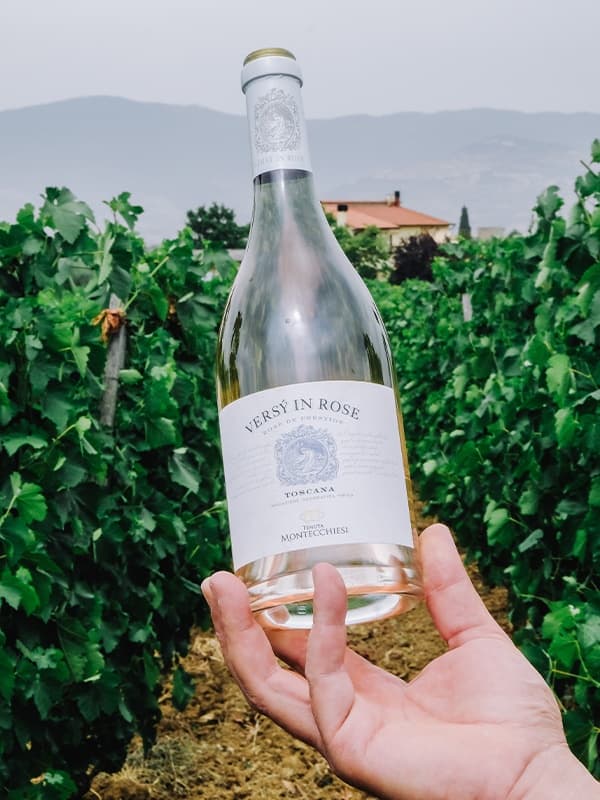 Вино Версі ін Розе, Тоскана / Versy in Rose, Toscana, Tenuta Montecchiesi, рожеве сухе 0.75л