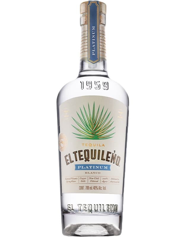 Текіла Ель Текіленьо, Платинум Бланко / El Tequileno, Platinum Blanco, 40%, 0.7л