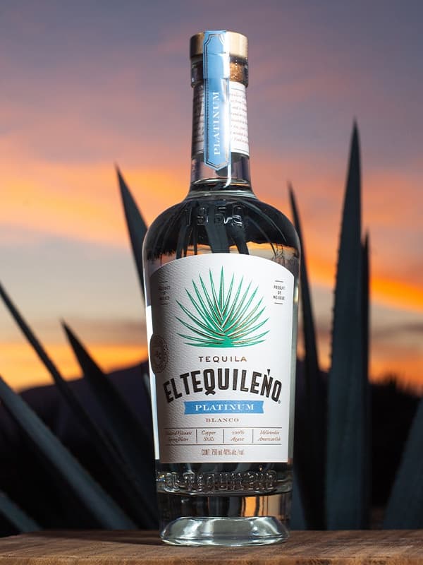 Текіла Ель Текіленьо, Платинум Бланко / El Tequileno, Platinum Blanco, 40%, 0.7л