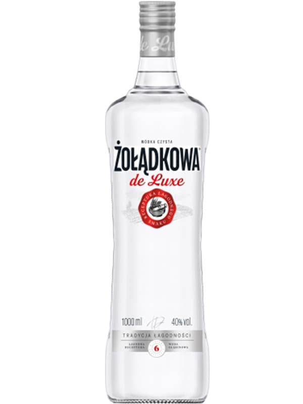 Горілка Де Люкс, Жоладкова / De Luxe, Zoladkowa, Stock, 40%, 1л