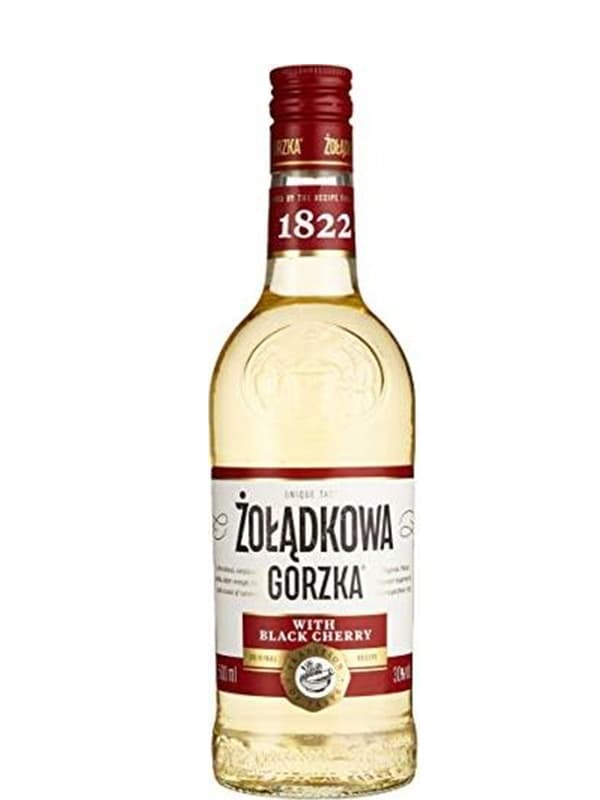 Лікер Жоладкова, Горжка Блек Чері / Zoladkowa, Gorzka Black Cherry, Stock, 30%, 0.5л