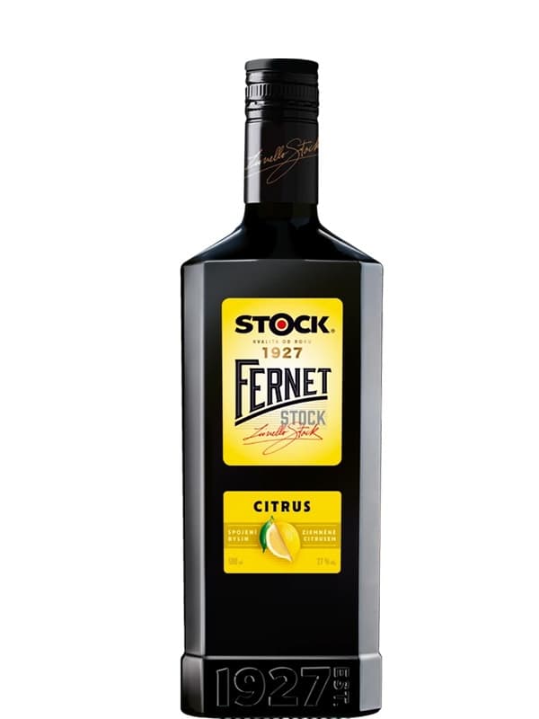 Настоянка Фернет Сток, Цитрус / Fernet Stock, Citrus, 27%, 0.5л