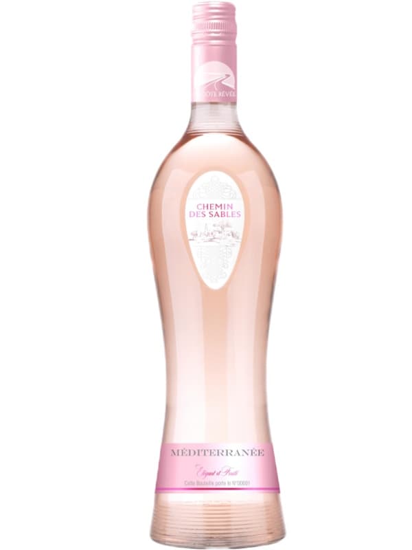 Вино Шеман де Сабль, Медітерані Розе / Chemin des Sables, Mediterranee Rose, рожеве сухе 0.75л