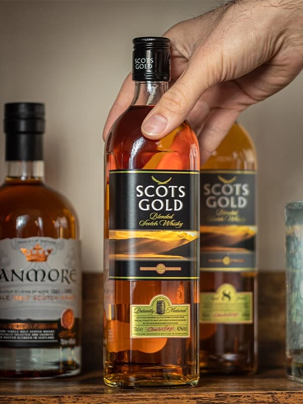 Віскі Блек Лейбл, Скотс Голд / Black Label, Scots Gold, 40%, 0.7л