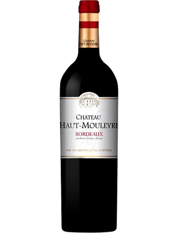 Вино Шато О-Мулер, Бордо Руж / Chateau Haut-Mouleyre, Bordeaux Rouge, червоне сухе 0.75л