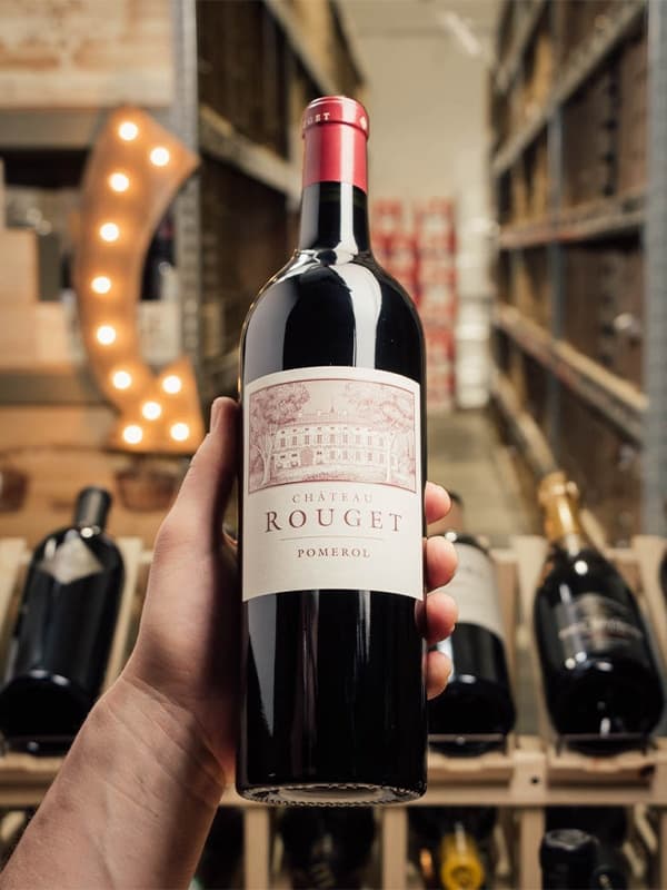 Вино Шато Руже, Помероль / Chateau Rouget, Pomerol, червоне сухе 0.75л