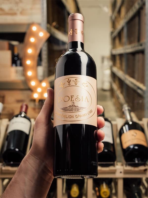 Вино Шато Поезія, Сент-Еміліон Гран Крю / Chateau Poesia, Saint-Emilion Grand Cru, червоне сухе 0.75л
