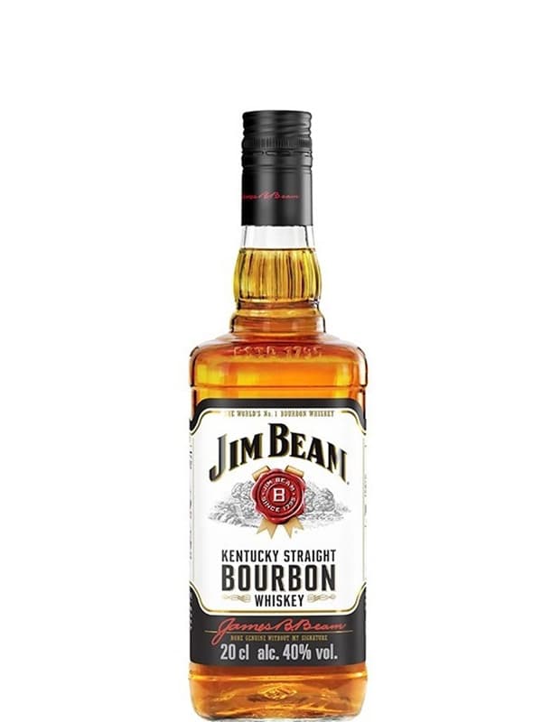 Бурбон Джим Бім, Вайт / Jim Beam, White, 4 роки, 40%, 0.2 л