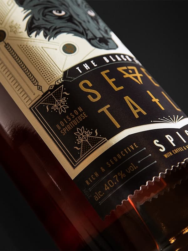 Напій на основі бренді Севен Тейлс, Спайсд / Seven Tails, Spiced, 40.7%, 0.7л