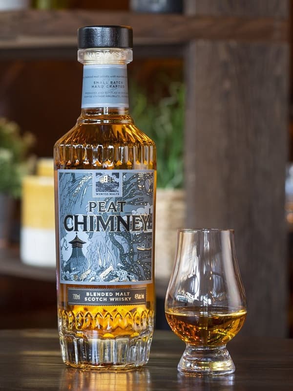 Віскі Піт Чімней, Бленд Молт / Peat Chimney, Blended Malt, Wemyss Malts, 46%, 0.7л