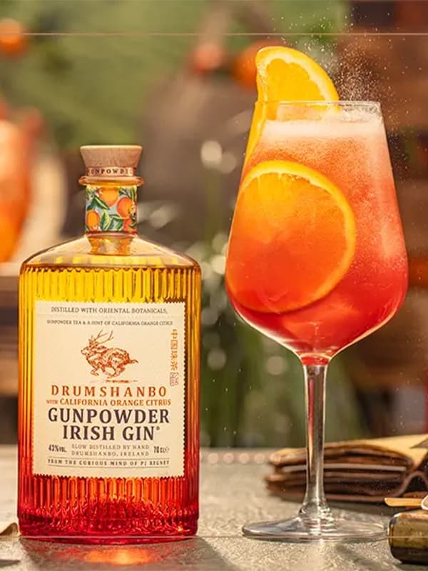 Джин Драмшанбо Ганпаудер, Каліфорнійський Апельсин / Drumshanbo Gunpowder, Californian Orange, 43%, 0.7л