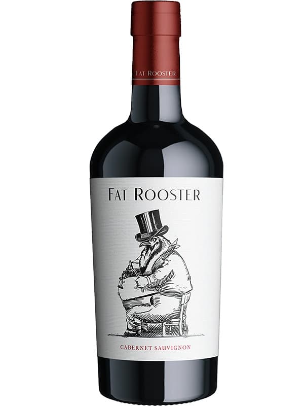 Вино Фет Рустер, Каберне Совіньйон / Fat Rooster, Cabernet Sauvignon, Casa Ermelinda Freitas, червоне напівсухе 0.75л