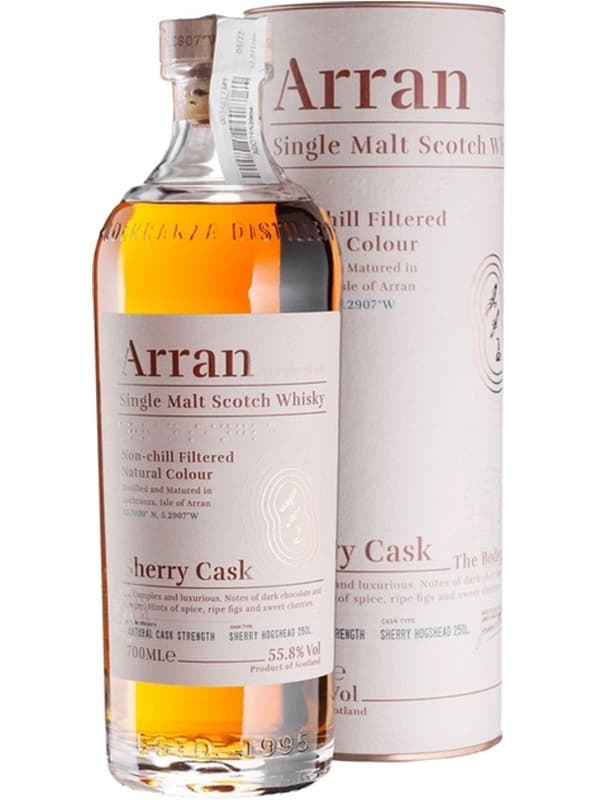 Віскі Арран, Шеррі Каск / Arran, Sherry Cask, 55.8%, 0.7л, в тубусі