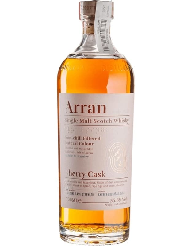 Віскі Арран, Шеррі Каск / Arran, Sherry Cask, 55.8%, 0.7л, в тубусі