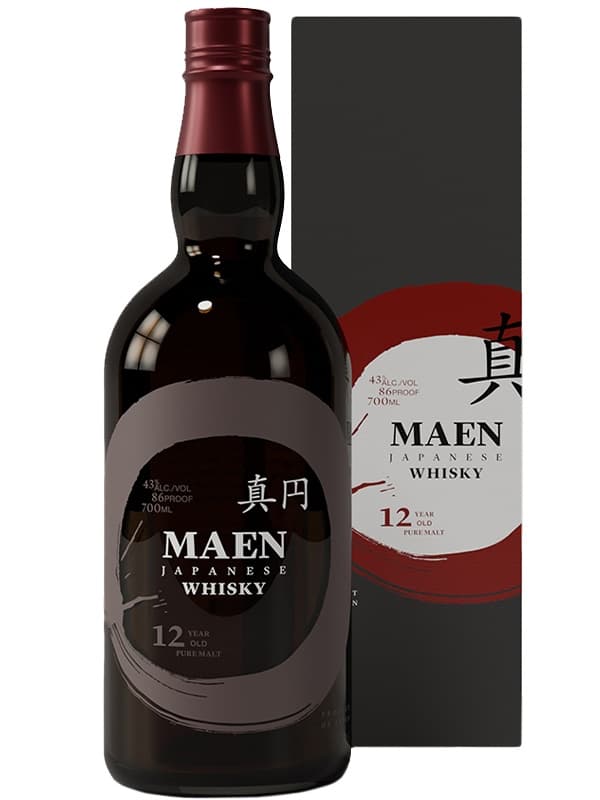 Віскі Мейн, Пур Молт / Maen, Pure Malt, 12 років, 43%, 0.7л, в коробці