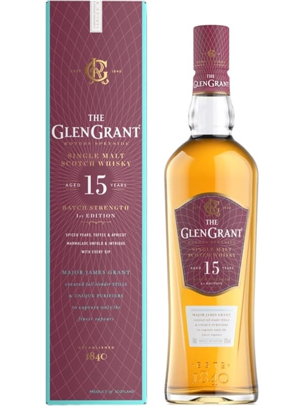 Віскі Глен Грант / The Glen Grant, 15 років, 50%, 0.7л, в коробці