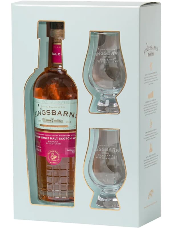 Віскі Кінгсбарнс Балкомі, Сінгл Молт / Kingsbarns Balcomie, Single Malt, 46%, 0.7л + 2 келиха