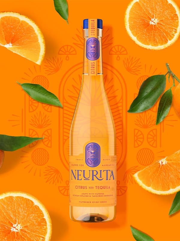 Напій на основі текіли Неуріта, Цитрус / Neurita, Citrus, 35%, 0.7л