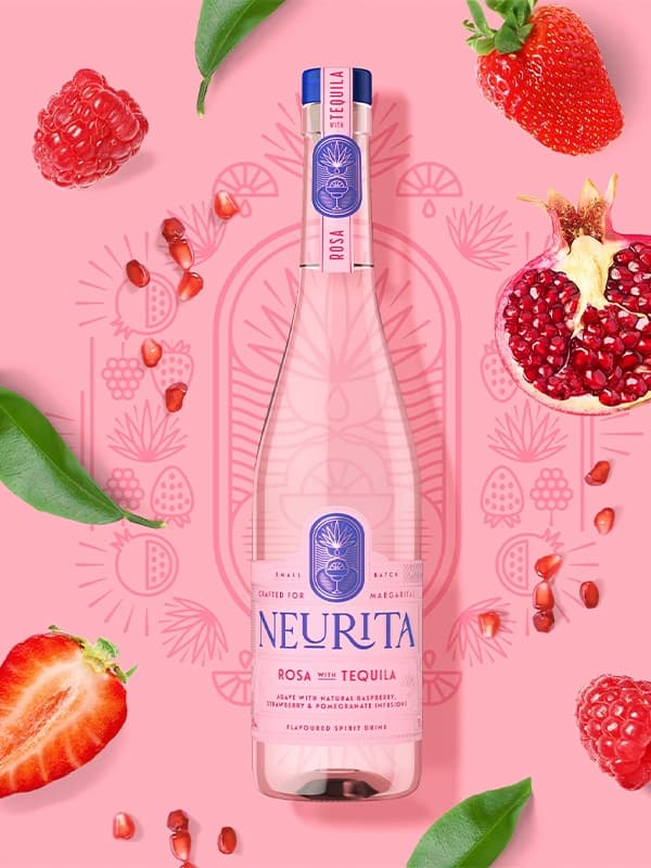 Напій на основі текіли Неуріта, Роса / Neurita, Rosa, 35%, 0.7л