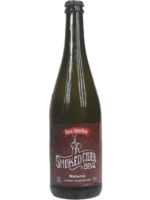 Сидр ігристий Смоукт / Smoked Cider, Rex Apples, сухий 4-4.5% 0.75л