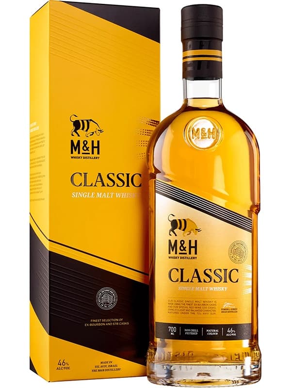 Віскі Класік, Сінгл Молт / Classic, Single Malt, M&H Distillery, 46%, 0.7л