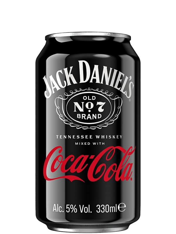 Напій слабоалкогольний Віскі Джек Деніелс & Кола / Whisky Jack Daniel's & Cola, 5%, 0.33л