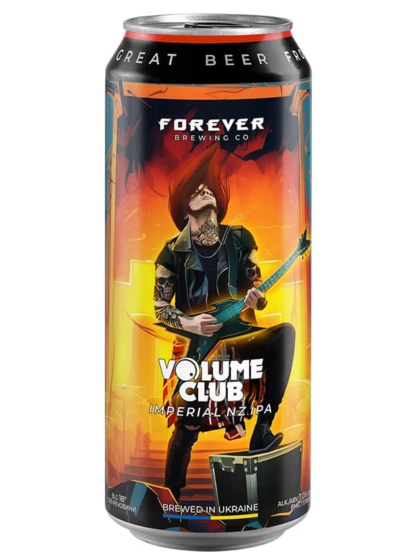 Пиво Волюм Клаб, Форевер / Volume Club, Forever, Volynski Browar, з/б, 7%, 0.5л