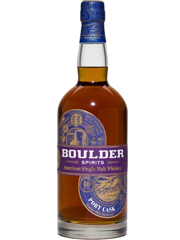 Віскі Боулдер, Американ Сінгл Молт, Порт Каск Фініш / Boulder, American Single Malt, Port Cask Finish, 46%, 0.7л