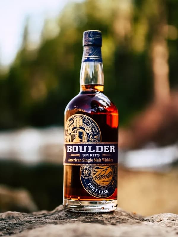 Віскі Боулдер, Американ Сінгл Молт, Порт Каск Фініш / Boulder, American Single Malt, Port Cask Finish, 46%, 0.7л