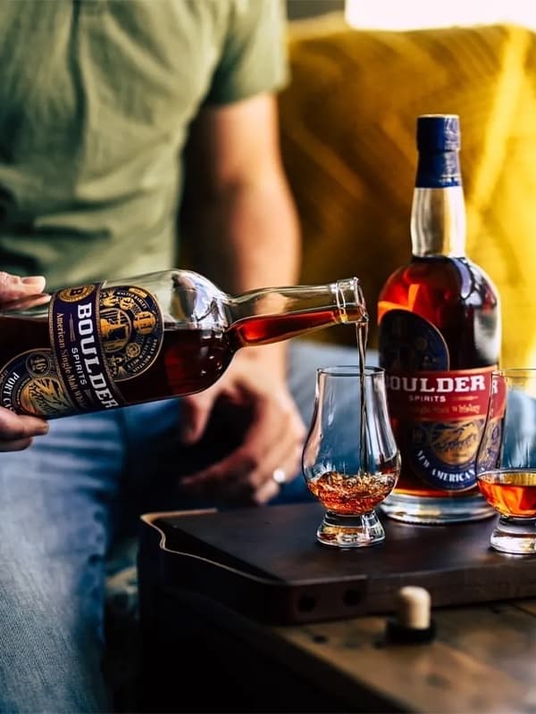 Віскі Боулдер, Американ Сінгл Молт, Порт Каск Фініш / Boulder, American Single Malt, Port Cask Finish, 46%, 0.7л