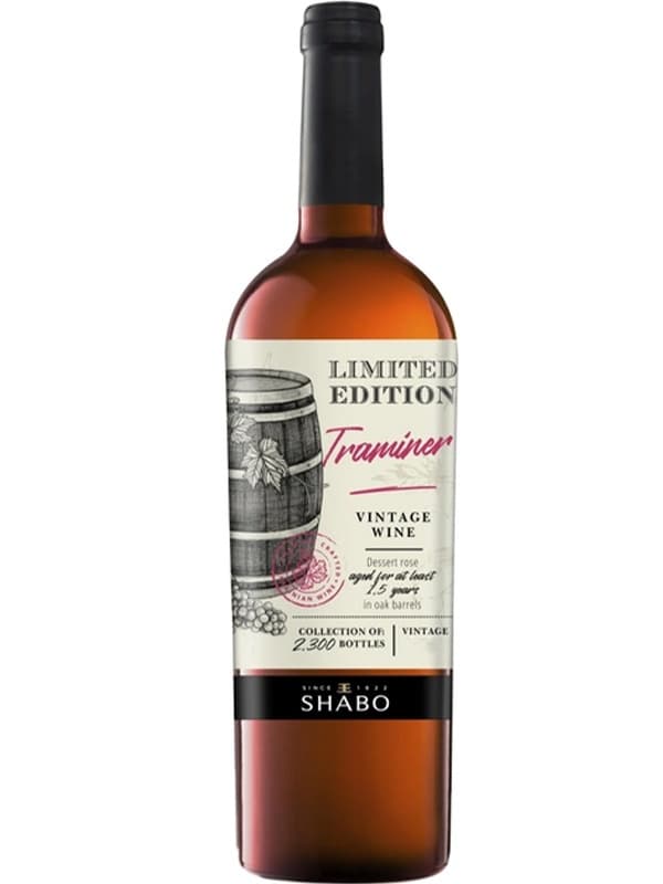 Вино Трамінер / Traminer, Limited Edition, Shabo, рожеве солодке 0.75л
