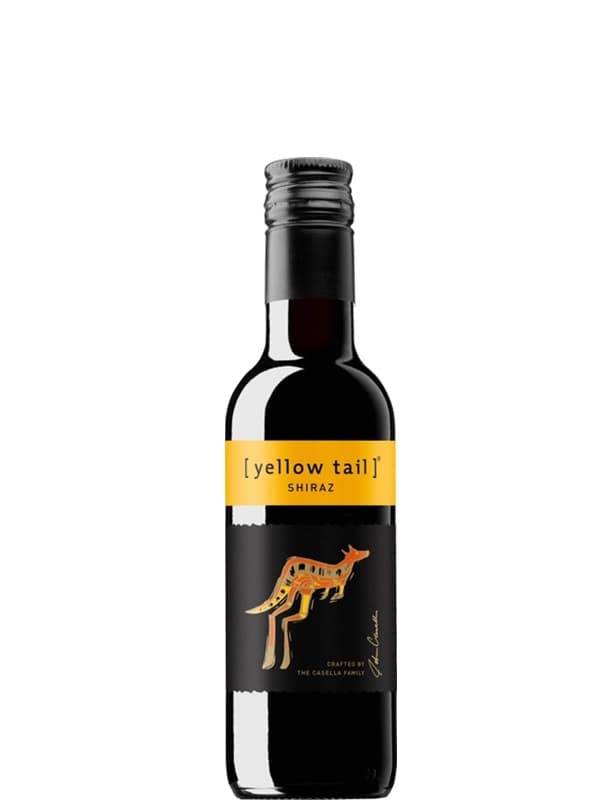 Вино Шираз / Shiraz, Yellow Tail, червоне напівсухе 0.187л