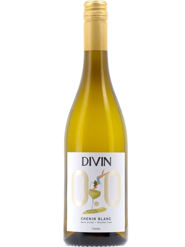 Безалкогольне вино Дівін, Шенен Блан / Divin, Chenin Blanc, біле 0.75л